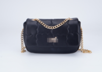 black quilted crossbody bag
