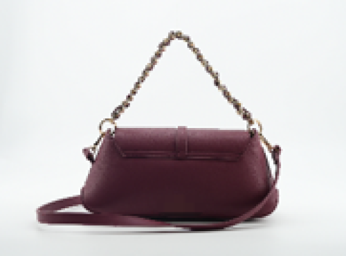 chic burgundy shoulder bag