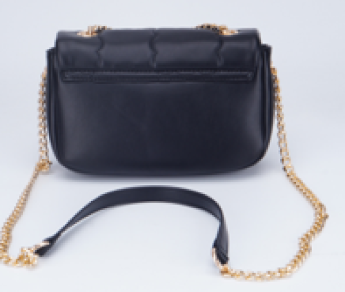 black quilted crossbody bag