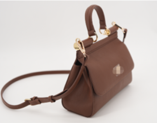 elegant brown structured satchel