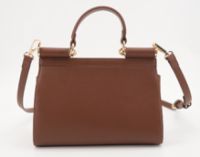 elegant brown structured satchel